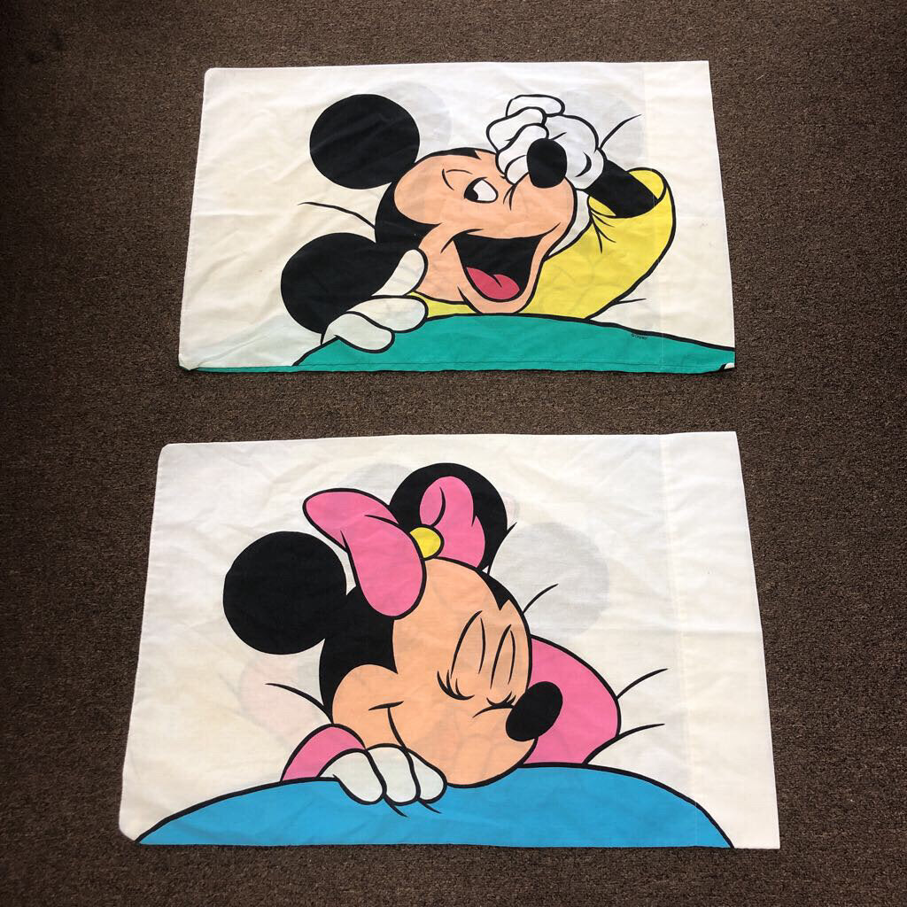2pc Mickey & Minnie Pillowcases Disney