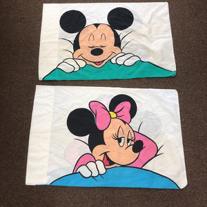2pc Mickey & Minnie Pillowcases Disney
