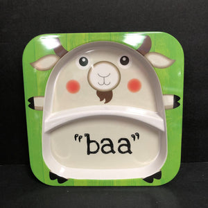 "baa" Sheep Divider Plate (Citrus Grove)