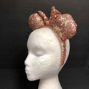 Sequin Minnie Mouse Ears Headband Disney