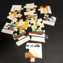 Load image into Gallery viewer, 4-in-1 1,2,3 to the Zoo Wooden Jigsaw Puzzles
