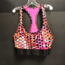 Load image into Gallery viewer, Jrs Geometric Print Sports Bra
