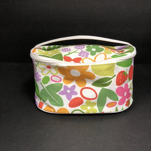 Floral Fruit Cosmetics Bag