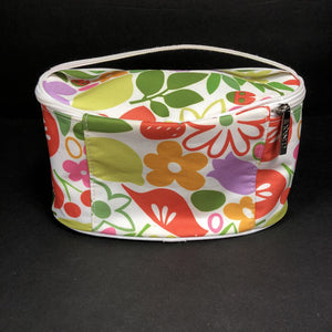 Floral Fruit Cosmetics Bag