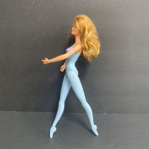Ballerina Doll in Painted on Leotard
