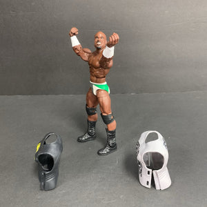 Apollo Crews Elite Collection Wrestler Figure w/ 2 Shirts