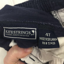 Load image into Gallery viewer, boys kiterstrings blu corduroy pants
