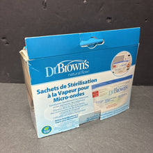 Load image into Gallery viewer, 5pk Reusable Microwave Steam Sterilizer Bags (NEW)
