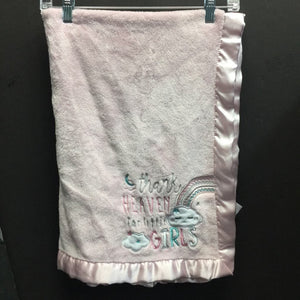 "thank Heaven..." Nursery Blanket