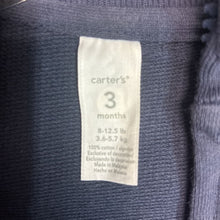 Load image into Gallery viewer, boys carters blu/gry zip swtshrt
