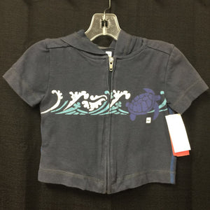 boys tea blu hooded zip swtshrt