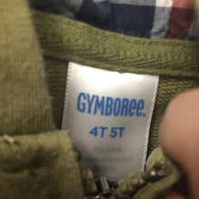 Load image into Gallery viewer, boys gymboree grn hooded swtshrt vest
