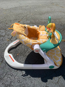Portable Giraffe Sit me Up Seat w/ Snack Tray and Toy Bar