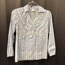 Load image into Gallery viewer, motherhood blu/wht top
