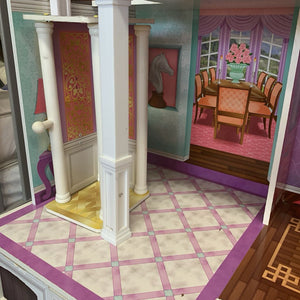 Country Estate Wooden Dollhouse w/Accessories