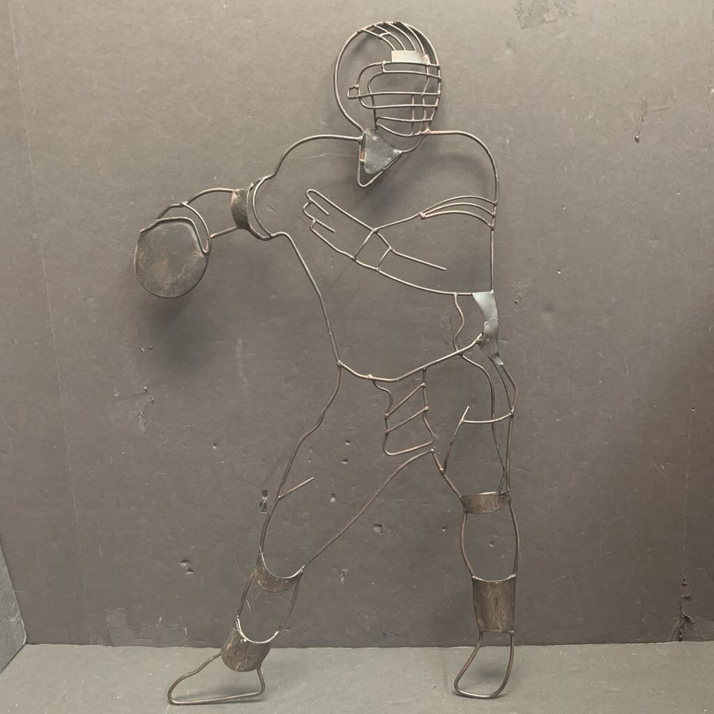 Metal Football Player
