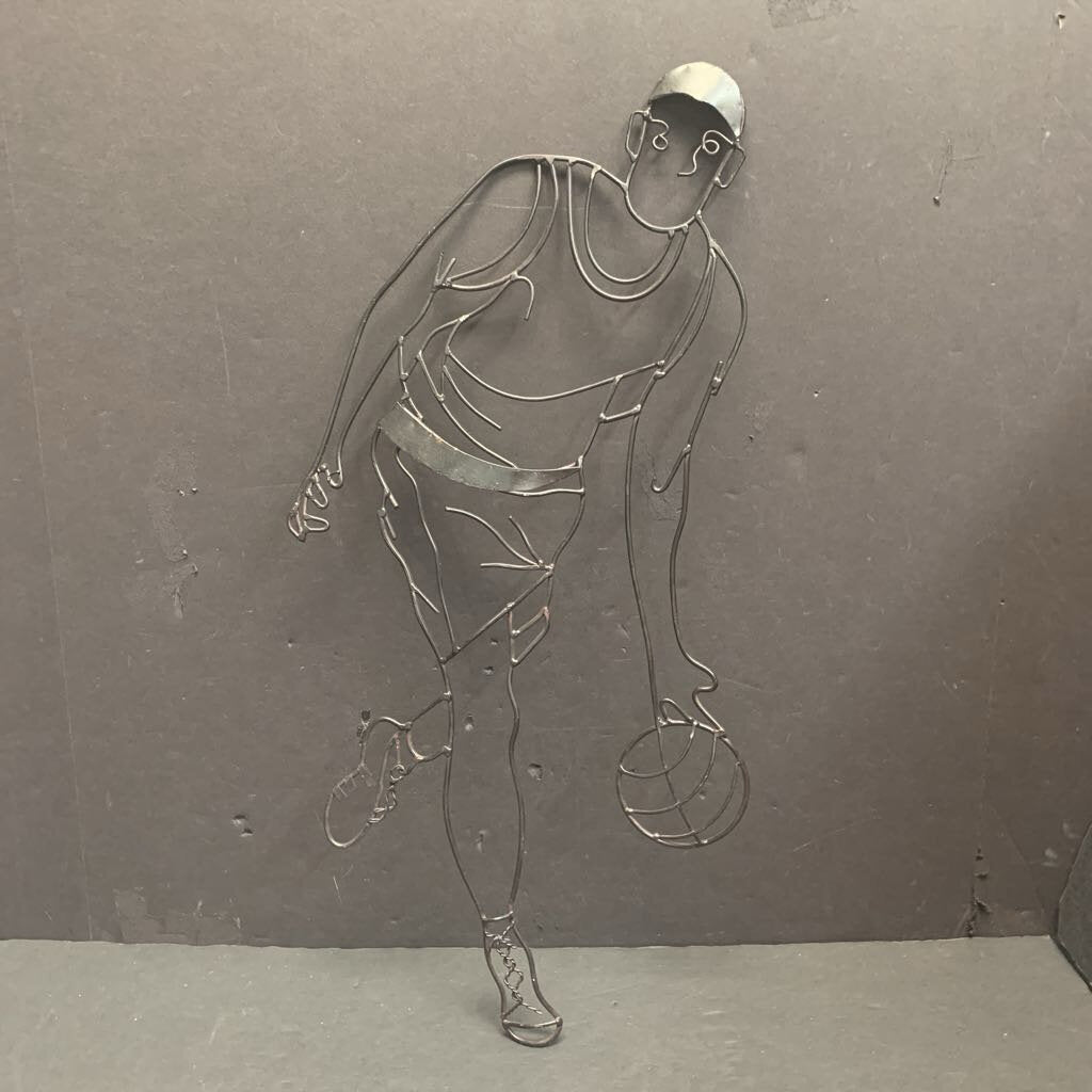 Metal Basketball Player