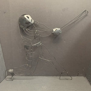 Metal Baseball Player