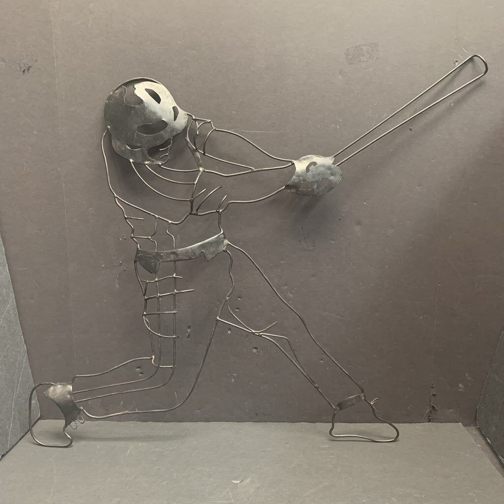 Metal Baseball Player