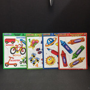 4pk 5pc Preschool Puzzles