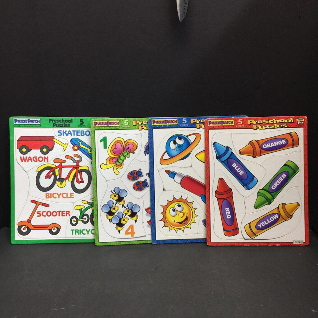 4pk 5pc Preschool Puzzles