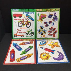4pk 5pc Preschool Puzzles