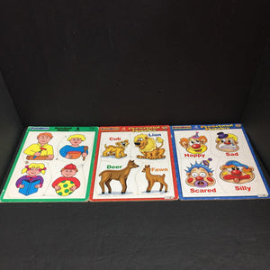 3pk 4pc Preschool Puzzles
