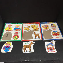 Load image into Gallery viewer, 3pk 4pc Preschool Puzzles
