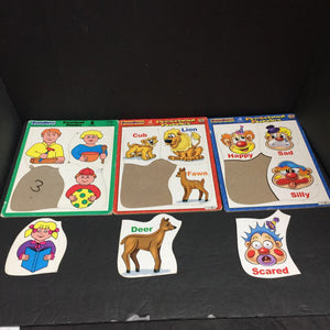 3pk 4pc Preschool Puzzles