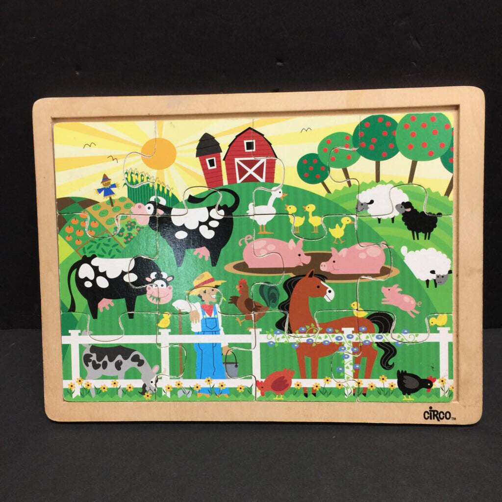 10pc Wooden Number Puzzle 1999 Vintage Collectible