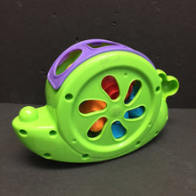 Load image into Gallery viewer, Rock n&#39; Sort Snail Pail Shape Sorter w/Shapes Battery Operated
