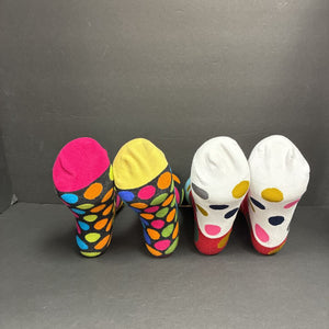 5pk Girls Patterned Socks