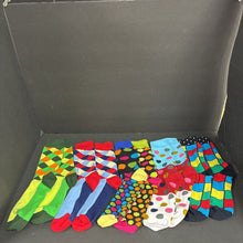 Load image into Gallery viewer, 5pk Girls Patterned Socks

