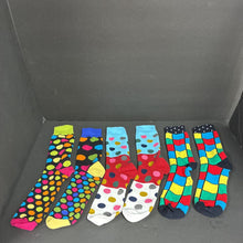 Load image into Gallery viewer, 5pk Girls Patterned Socks
