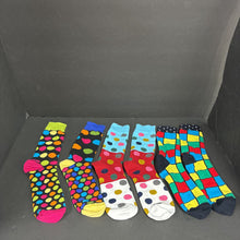 Load image into Gallery viewer, 5pk Girls Patterned Socks
