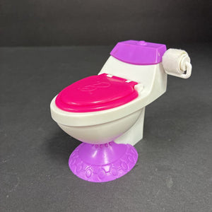 Bath to Beauty Toilet w/Toilet Paper Roll
