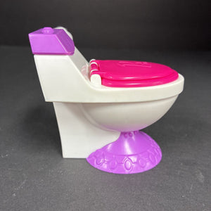 Bath to Beauty Toilet w/Toilet Paper Roll