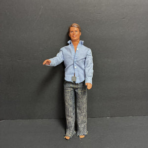 Ken Doll in Striped Shirt & Pants