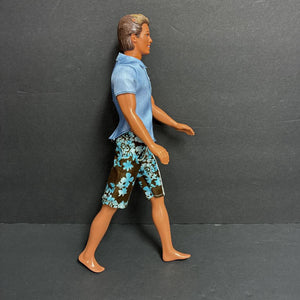 Ken Doll in Shirt & Swim Trunks