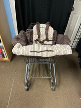 Load image into Gallery viewer, Striped Shopping Cart/High Chair Cover
