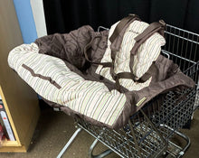 Load image into Gallery viewer, Striped Shopping Cart/High Chair Cover
