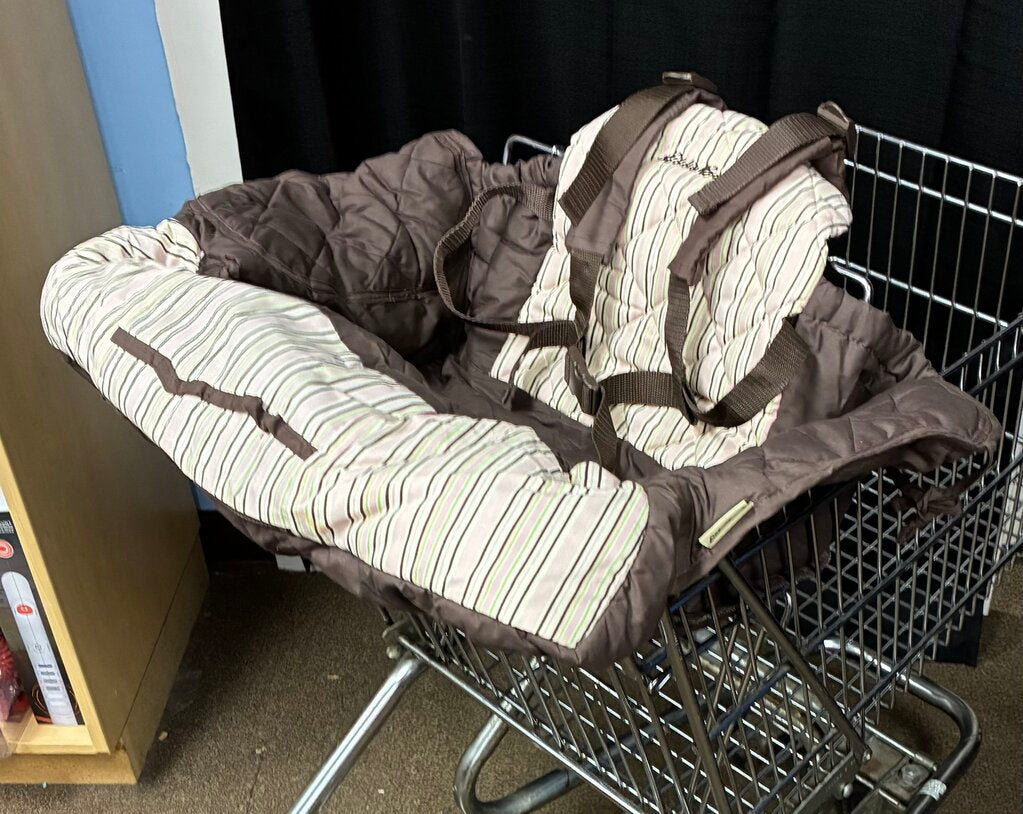 Striped Shopping Cart/High Chair Cover