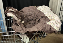 Load image into Gallery viewer, Striped Shopping Cart/High Chair Cover
