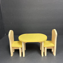 Load image into Gallery viewer, Wooden Dollhouse Kitchen Table &amp; Chairs
