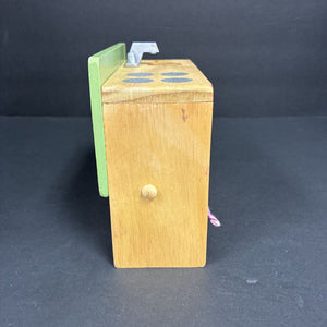 Wooden Dollhouse Kitchen Stove/Sink Cabinet
