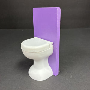 Wooden Dollhouse Toilet