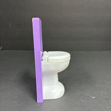 Load image into Gallery viewer, Wooden Dollhouse Toilet
