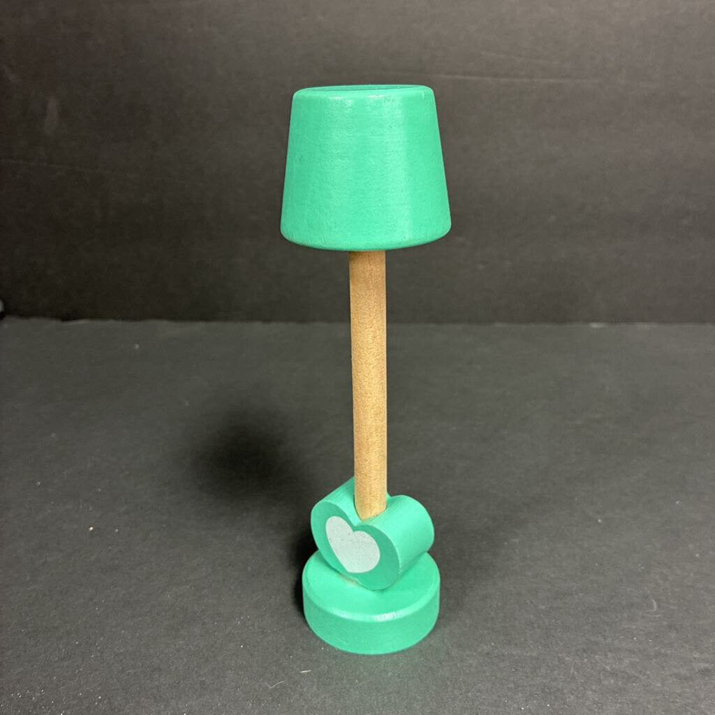 Wooden Dollhouse Lamp
