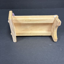 Load image into Gallery viewer, Wooden Dollhouse Bed
