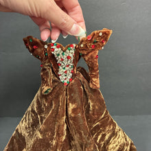 Load image into Gallery viewer, Happy Holidays Formal Dress 1991 Vintage Collectible
